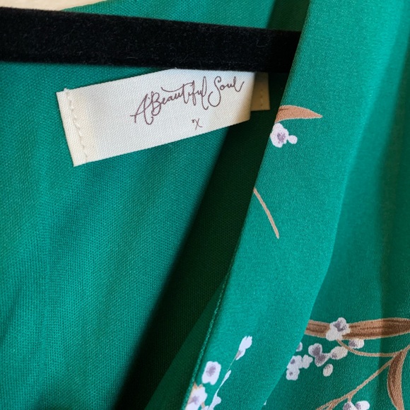 Green Floral Jumpsuit - Picture 6 of 7